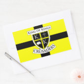 King of Kings Kruisvaarders Vlag Sticker (Envelop)