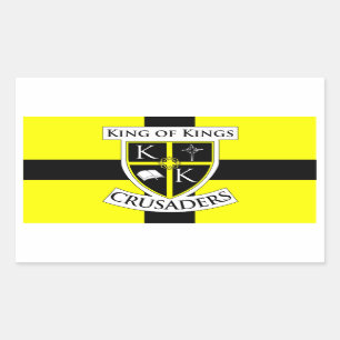 King of Kings Kruisvaarders Vlag Sticker