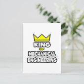 King of Mechanical Engineering Briefkaart (Staand voorkant)