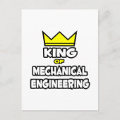 King of Mechanical Engineering Briefkaart (Voorkant)
