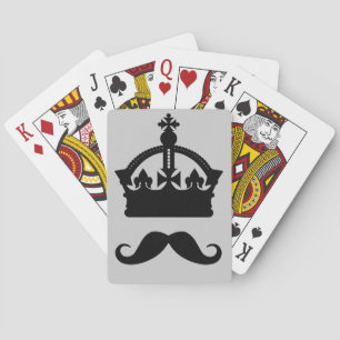 King of Mustaches aangepaste kleurenafspeelkaarten Pokerkaarten
