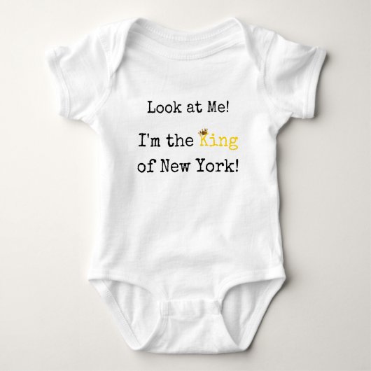 King of New York Baby Bodysuit (Voorkant)