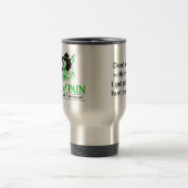 "King of Pain" Fysieke Therapy Travel Mug Reisbeker (Center)