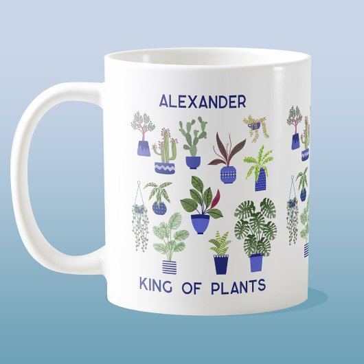 King of Planten Gepersonaliseerd Koffiemok