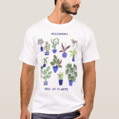King of Planten Gepersonaliseerd T-shirt (Voorkant)