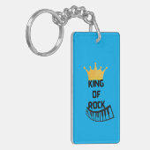 King of Rock op de sleutelhanger (Voorkant Links)