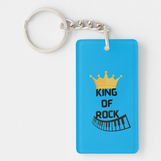King of Rock op de sleutelhanger (Voorkant)