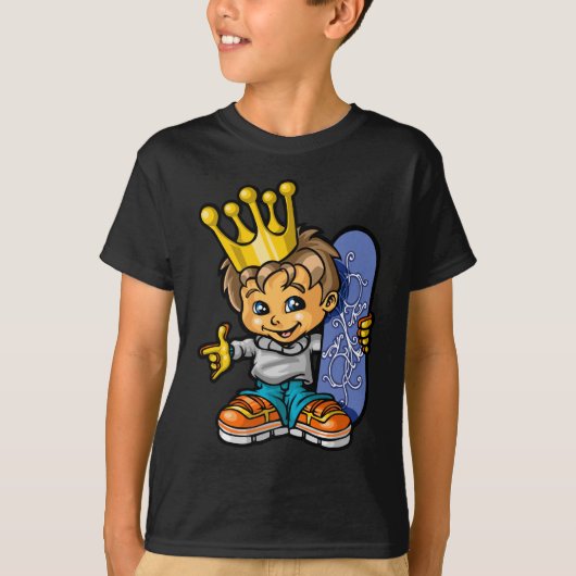King of Snowboard T-shirt (Voorkant)