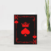 King Of Spade Game Black History Playing Card Men  Kaart (Voorkant)