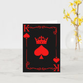 King Of Spade Game Black History Playing Card Men  Kaart (Gele Bloem)