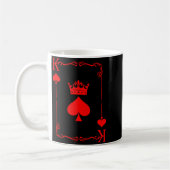 King Of Spade Game Black History Playing Card Men  Koffiemok (Links)