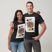 King of Spade Spelen Kaart  Kroon T-shirt (Unisex)