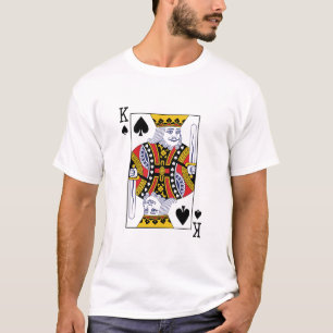 King of Spades Poker Casino Speel Kaart T-shirt