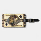 King of Spades-speelkaart van Vision Studio Bagagelabel (Voorkant horizontaal)