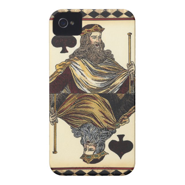 King of Spades-speelkaart van Vision Studio Case-Mate iPhone Case (Achterkant)