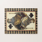 King of Spades-speelkaart van Vision Studio Legpuzzel (Horizontaal)