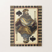 King of Spades-speelkaart van Vision Studio Legpuzzel (Verticaal)