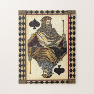 King of Spades-speelkaart van Vision Studio Legpuzzel