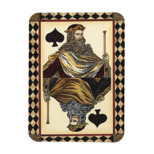King of Spades-speelkaart van Vision Studio Magneet