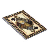 King of Spades-speelkaart van Vision Studio Notitieboek (Rechterzijde)