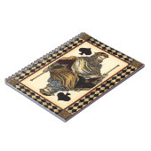 King of Spades-speelkaart van Vision Studio Notitieboek (Linkerzijde)