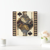 King of Spades-speelkaart van Vision Studio Vierkante Klok (Huis)