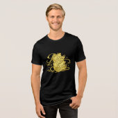 King of Style Luxury Gold Men's T-Shirt (Voorkant volledig)