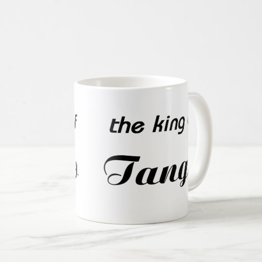 King of Tango design! Koffiemok (Voorkant rechts)
