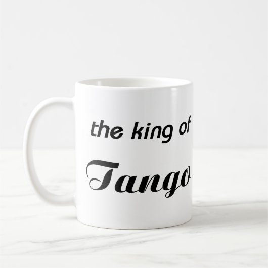 King of Tango design! Koffiemok (Links)