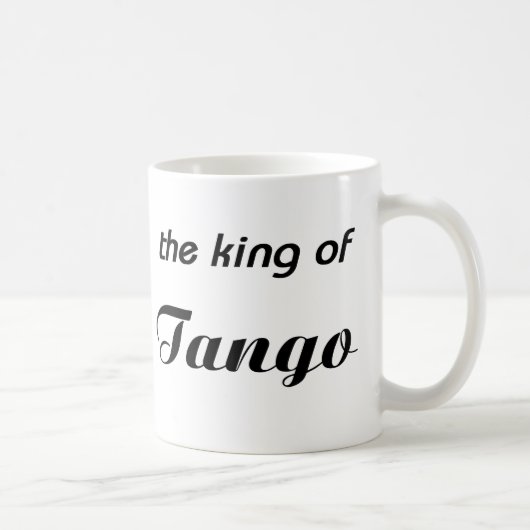 King of Tango design! Koffiemok (Rechts)
