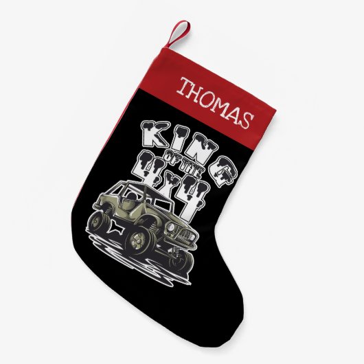 King of the 4x4 Off Road Mudding Kleine Kerstsok (Voorkant (Hangend))