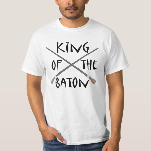 King of the Baton Conductor Gift T-shirt (Voorkant)