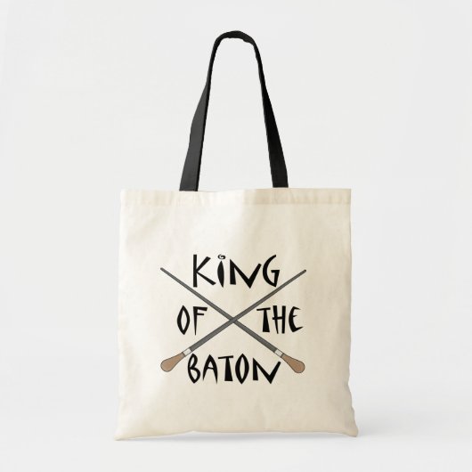 King of the Baton Conductor Gift Tote Bag (Voorkant)