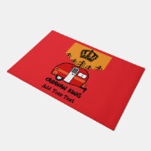King of the Camper - Funny Camping RV Deurmat (Schuin)