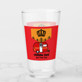 King of the Camper - Funny Camping RV Glas