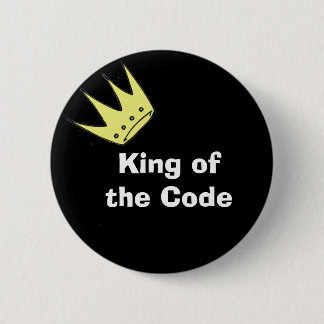 King of the Code Ronde Button 5,7 Cm