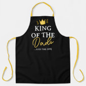 King of the Dads Vaderdag BBQ Schort (Voorkant)