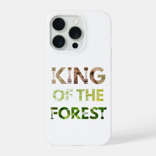 King of the Forest  iPhone Hoesje (Achterkant)
