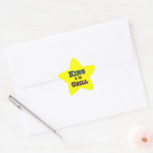 King of the Grill BBQ Cooking Slogan Ster Sticker (Envelop)