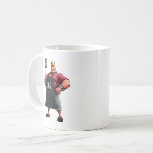 King of the Grill Coffee Mok (Voorkant links)