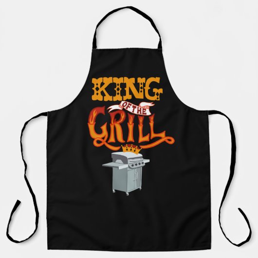 King of the Grill Graphic Schort (Voorkant)