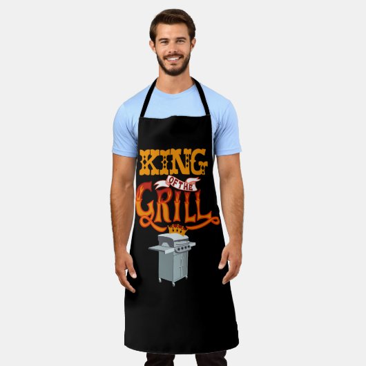 King of the Grill Graphic Schort (Gedragen)