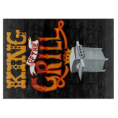 King of the Grill Graphic Snijplank (Voorkant)