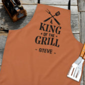 King of The Grill Personalized BBQ Schort