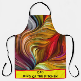 King of the Grill Vaderdag Schort - Personaliseren