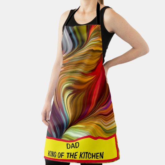 King of the Grill Vaderdag Schort - Personaliseren (Insitu)