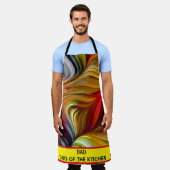 King of the Grill Vaderdag Schort - Personaliseren (Gedragen)