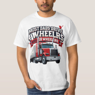 King of the Highway: de 18-wielige kracht van papa T-shirt