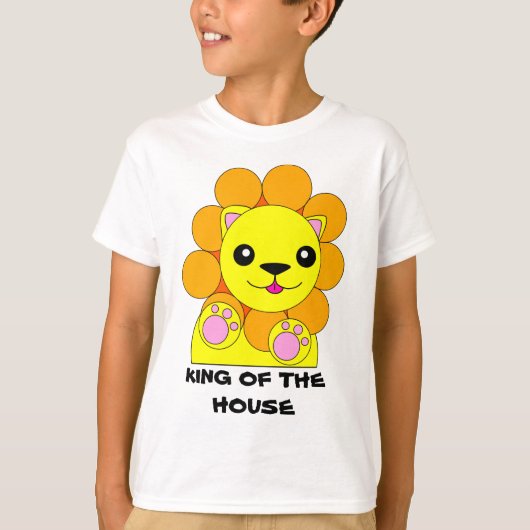 King of the House Children T-Shirt (Voorkant)