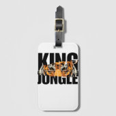 King of the Jungle Bagagelabel (Voorkant (verticaal))